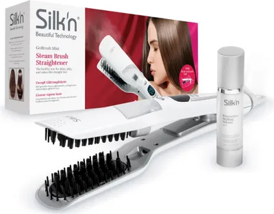 Produktbild von Silk'n GOBRUSH MIST, Glättbürste, Dampf, Alle Haare, 120 °C, 230 °C, 40 s