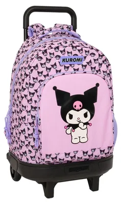 Produktbild von Safta Compact Extraible Kuromi 33l 33x22x45 Cm Rucksack Mit Rollen Rosa  Kinder Rosa One Size
