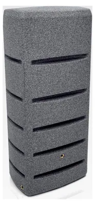 Produktbild von Regentonne 260 Liter - Eckig und Schmal mit Metallgewinde - Frostsicher aus Kunststoff - Regenwassertonne für den Garten