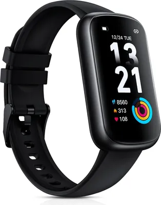 Produktbild von Smartwatch Damen Herren, 1,47" mit Pulsuhr, SpO2, Schlafmonitor, Notifications, Schrittzähler Aktivitätstracker 3ATM Wasserdicht Android IOS
