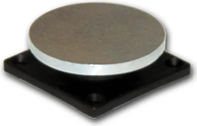 Produktbild von Haftmagnet-Gegenplatte, Gr. 06, beweglich, Platte 75 x 75 mm, Stahl verzinkt