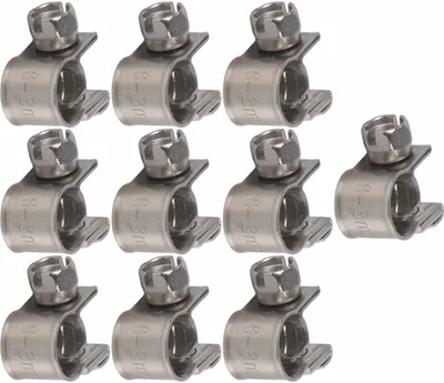 Obrázok produktu pre 10 minisvoriek na palivové potrubie z nehrdzavejúcej ocele, 6 mm-20 mm (voliteľná veľkosť)
