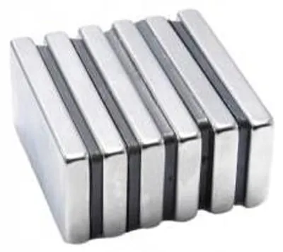 Image de Top Magnesy - 1 pièce aimants néodyme 42x20x5 mm N38H résistants à la chaleur jusqu'à 120 °C - aimants extra puissants pour le montage, l'atelier et l'industrie