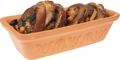 Produktbild von Königskuchenform 30 x 14 cm KASTENFORM Ton Backform Kuchenform Brotbackform