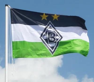 Produktbild von HISSFAHNE FAHNE "Logo" VFL BORUSSIA MÖNCHENGLADBACH NEU