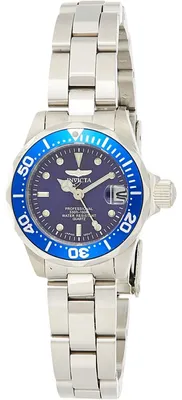Produktbild von Invicta Pro Diver 9177 Damen Uhr - Quartz Bewegung - Edelstahl mit blauem Zifferblatt - 24 mm
