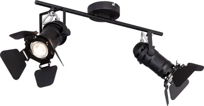 Produktbild von Globo Lighting Strahler Metall schwarz, 2x GU10