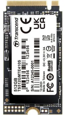 Image de SSD 512GB Transcend M.2 MTE410S (M.2 2242) PCIe Gen4 x4 NVMe