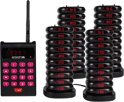 Obrázok produktu pre Bezdrôtový systém volania – pager – systém signalizácie – komunikačný systém – systém volania pre reštaurácie
