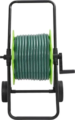 Produktbild von vidaXL Schlauchwagen mit Schlauchanschluss-Set 0,5" 30 m PVC Grün