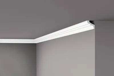 Immagine prodotto di Cornice a soffitto NMC F NOMASTYL Noel Marquet Battiscopa decorativo Battiscopa decorativo moderno colore bianco 2 m