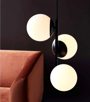 Produktbild von Nordlux Pendelleuchte Lilly Schwarz, Opalweiß 48603003