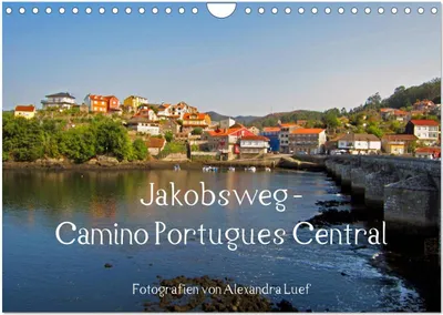 Produktbild von Jakobsweg - Camino Portugues Central (Wandkalender 2026 DIN A4 quer), CALVENDO Monatskalender