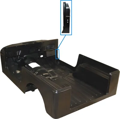 Produktbild von Einschweiss Blech Verstärkung A-Säule Jeep CJ 7 76-86