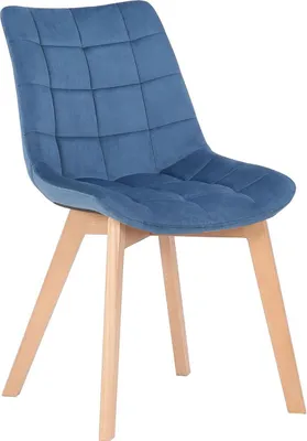 Produktbild von Esszimmerstuhl Passaic Samt blau