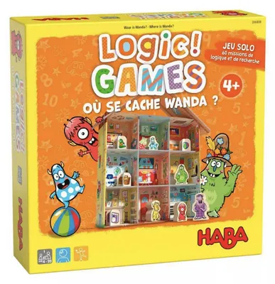 Immagine prodotto di HABA - Logic! GAMES Where is Wanda hiding? - Logic game - Board game for children aged 4 and up