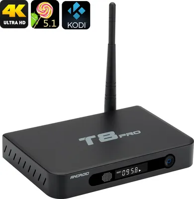 Zdjęcie produktu dla T8 Pro Android TV Box (czarny)