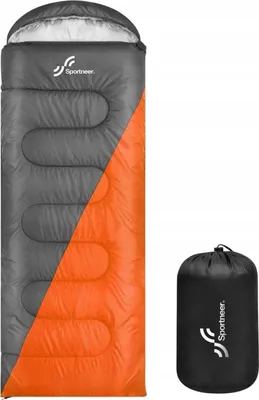 Zdjęcie produktu dla Sportneer Śpiwór 3-4 Sezonowy Kempingowy 220X75Cm Lekki Przenośny 1-Osobowy
