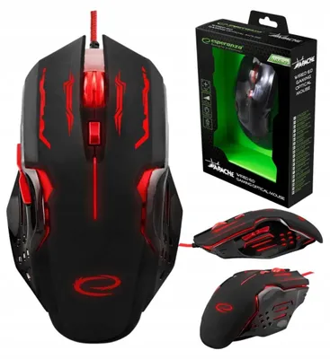 Produktbild von Esperanza ES9420 Gaming-Maus 2400 DPI Optisch Kabelgebunden LED