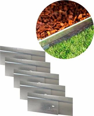 Produktbild von 10er Set Rasenkante Exklusiv 14.8cm x 11.4m | Beeteinfassung | Beetumrandung | Beetbegrenzungen