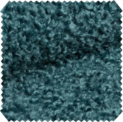 Produktbild von novely® ROLAND Bouclé-Stoff kuschelweicher Möbelstoff Volumen Polsterstoff | Meterware | 1lfm - Farbe: 17 Petrol