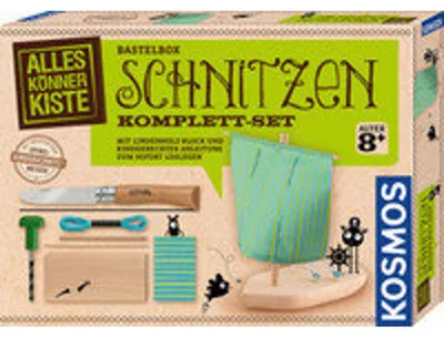 Produktbild von Kosmos Schnitzen Komplett-Set, Experimentier-Set, 8 Jahr(e), Mehrfarbig