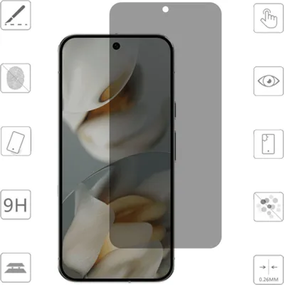 Image de Pour Google Pixel 10 Pro XL 1x 2.5D 0,26mm Privacy protection visuelle 9H film en verre dur
