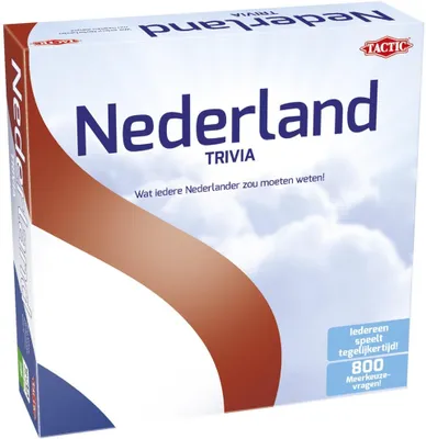 Obrázok produktu pre Tactic Nederland Trivia, Stolová hra, Kvíz, 12 rok / roky, 45 min