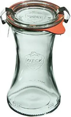 Produktbild von WECK DELI mit Deckel, Dichtung und 2 Verschlüssen 200 ml 6 Stück