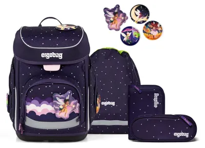 Immagine prodotto di ergobag cubo satchel set orso che guarda le stelle
