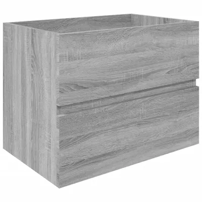 Produktbild von vidaXL Waschbeckenunterschrank Grau Sonoma 60x38,5x45 cm Holzwerkstoff