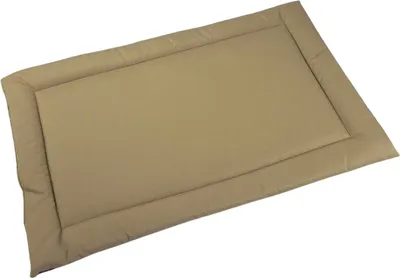 Zdjęcie produktu dla Wodoodporne legowisko dla psa rozmiar 90x60 cm – trwałe, łatwoczyszczące, codura, mata dla małych, średnich i dużych psów, do domu i na zewnątrz – kolor cappuchino