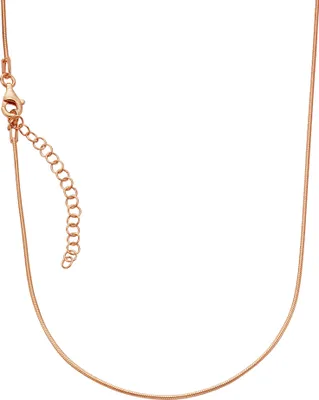Produktbild von Zeeme Basic Collier 925/- Sterling Silber 42 + 5 cm rot 025250064RV