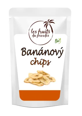 Obrázek produktu pro Banánový chips neslazený BIO 1 kg LES FRUITS DU PARADIS