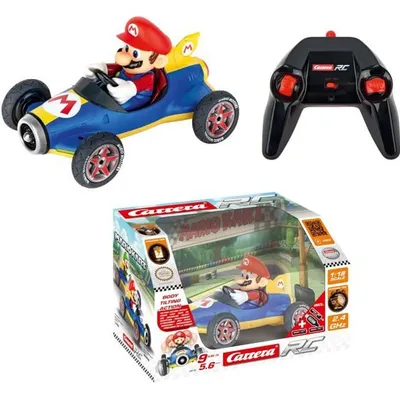 Immagine prodotto di Auto da corsa Carrera Mario Kart Mach 8 telecomandata 1:18