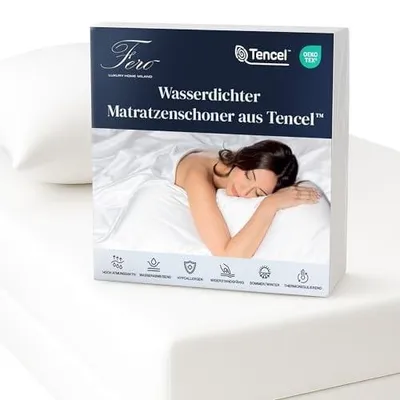 Produktbild von Wasserdichter Matratzenschoner 140 x 200 cm, Antibakteriell und Atmungsaktiv