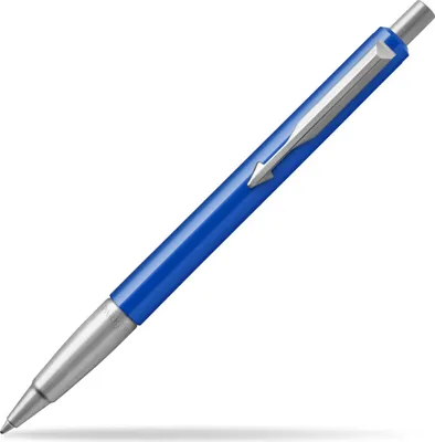 Produktbild von Parker 2025419, Anklippbarer versenkbarer Stift, Blau, Edelstahl, Blau, Kunststoff, Edelstahl, Edelstahl, Medium