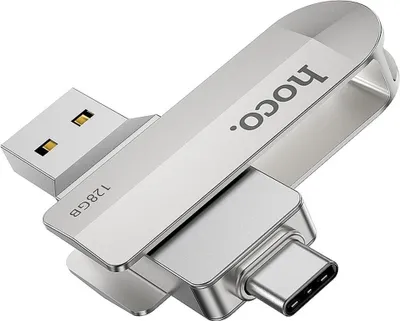 Image de Clé USB HOCO Wide UD10 USB + USB C 128GB USB3.0