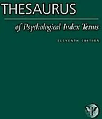 Obrázek produktu pro Thesaurus of Psychological Index Terms®