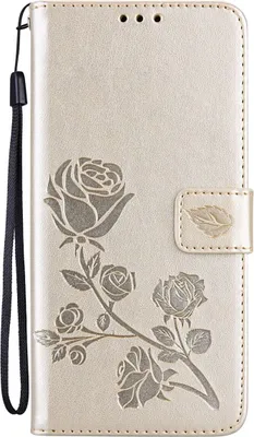 Produktbild von König Design Hülle kompatibel mit Samsung Galaxy A33 5G Kunstleder Handyhülle - Handy Case Gold