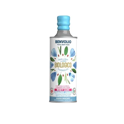 Immagine prodotto di Olio di Semi di Lino Biologico 500ml