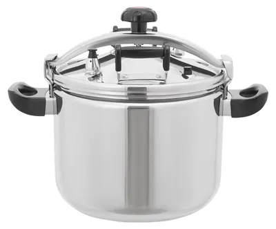 Obrázek produktu pro Tlakový hrnec, objem 40 l, vaření pod vysokým tlakem, stříbrný