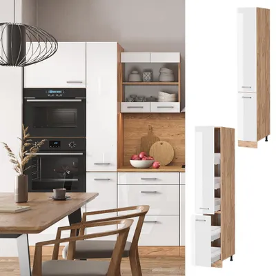 Produktbild von Apothekerschrank Vicco R-Line Weiß Hochglanz 30 cm, Model 37500
