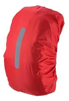 Immagine prodotto di Copertura impermeabile per zaino, con riflettori, rossa, per zaini da 30-40 litri
