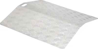 Zdjęcie produktu dla Aluminiowa rampa progowa Jayseuw o długości 80 cm, przenośna rampa do wózków inwalidzkich, mostkowa rampa o nośności 270 kg z uchwytami