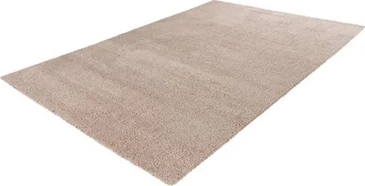 Produktbild von Lalee Dream- Hochflorteppich - skandinavisch - uni - zottelig - super weich - Polyester - einfarbig - trendy - modern - beige 160x230 cm
