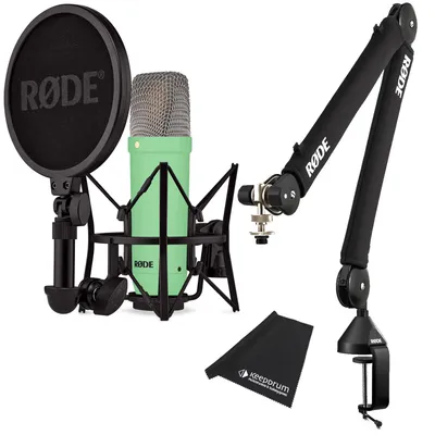Produktbild von Rode NT1 Signature Green Mikrofon Grün mit PSA-1+ Plus Gelenkarm-Stativ