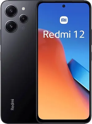 Produktbild von Xiaomi Redmi 12 17,2 cm (6,79") Hybrid Dual SIM Android 13 4G USB Type-C 4 GB 128 GB 5000 mAh Čierna