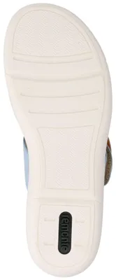 Produktbild von Remonte Damen Pantolette lässig und bequem mit Textil R6858, Größe:37 EU, Farbe:Blau