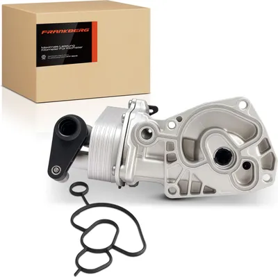 Image de Frankberg 1x Refroidisseur d'huile + Filtre à huile pour Citroën C5 Ford Mondeo 4 Peugeot 407 Land Rover 2.2L